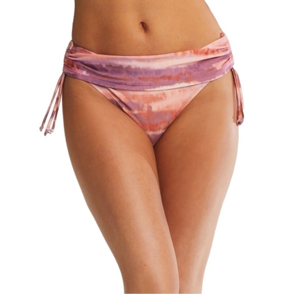 Time‎ and Tru Women's Tie Dye Tassel Bikini Swim Bottoms | 3X - Picture 1 of 9